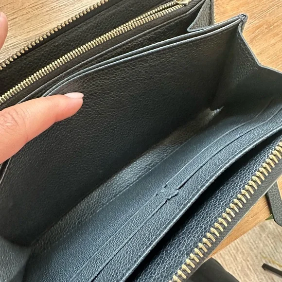 Louis Vuitton Black Monogram Zip Wallet - Picture 9 of 9